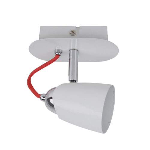 Spotlight Lux Kayla 50w – focused LED spotlight in white and metal