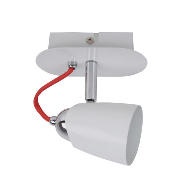 Spotlight Lux Kayla 50w – focused LED spotlight in white and metal