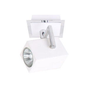 Spotlight Lux Mateo – focused LED spotlight in chrome and metal