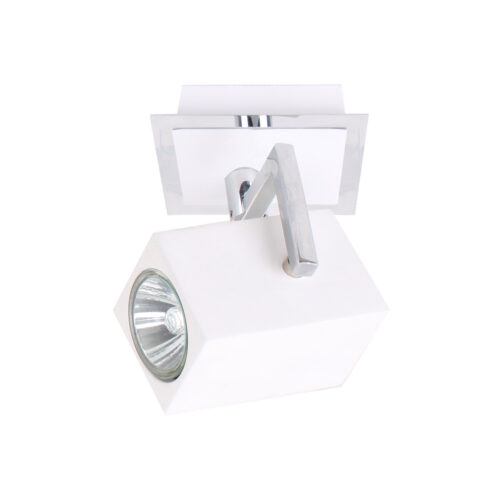 Spotlight Lux Mateo – focused LED spotlight in chrome and metal