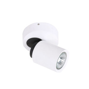 Spotlight Lux Lucien – focused LED spotlight in white and metal