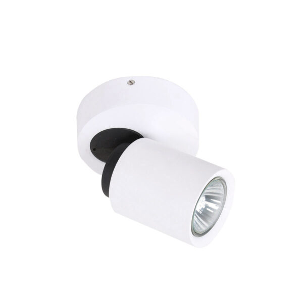 Spotlight Lux Lucien – focused LED spotlight in white and metal
