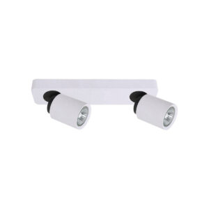 Spotlight Lux Lucien – focused LED spotlight in white and metal