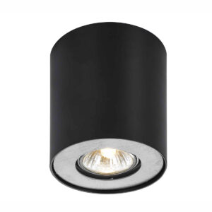 Surface mounted ceiling light Lux Shannon – surface mounted ceiling lights in black and aluminum