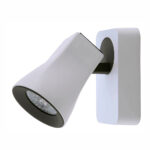 Spotlight Lux Valentina – focused LED spotlight in white grey and aluminum
