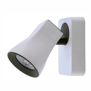 Spotlight Lux Valentina – focused LED spotlight in white grey and aluminum