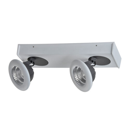 Spotlight Lux Catalina 14w – focused LED spotlight in white grey and aluminum