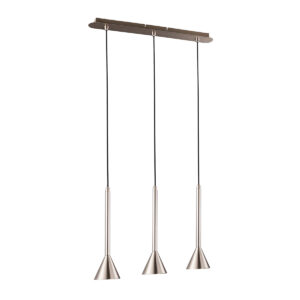 Pendant lamp Lux Anela SN 50w – modern pendant lamp in satin nickel and metal