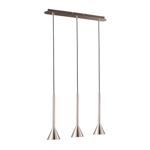 Pendant lamp Lux Anela SN 50w – modern pendant lamp in satin nickel and metal