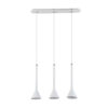 Pendant lamp Lux Anela WH – modern pendant lamp in white and metal