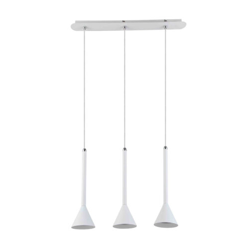 Pendant lamp Lux Anela WH – modern pendant lamp in white and metal