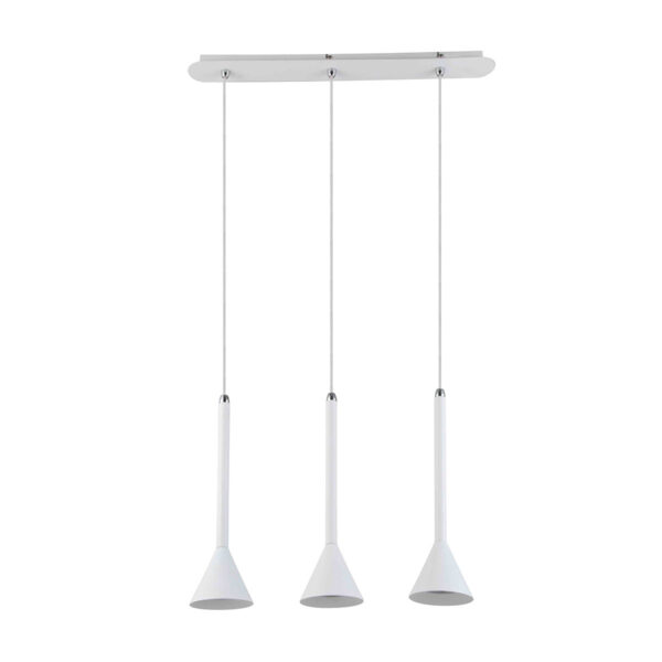 Pendant lamp Lux Anela WH – modern pendant lamp in white and metal