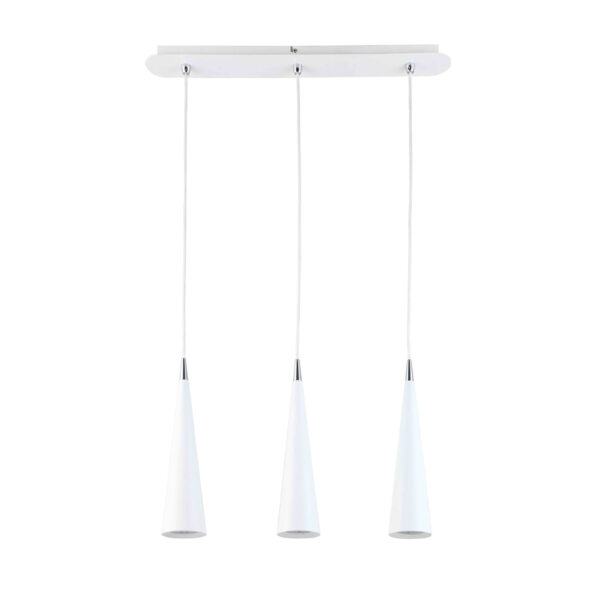 Pendant lamp Lux Pietro WH – modern pendant lamp in white and metal