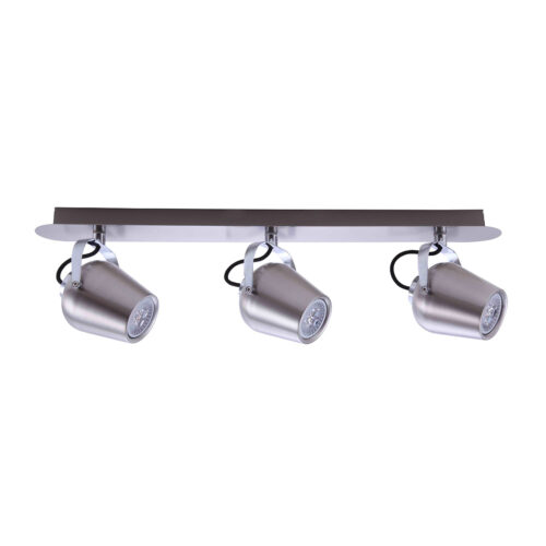 Spotlight Lux Josie 50w – focused LED spotlight in satin nickel and metal