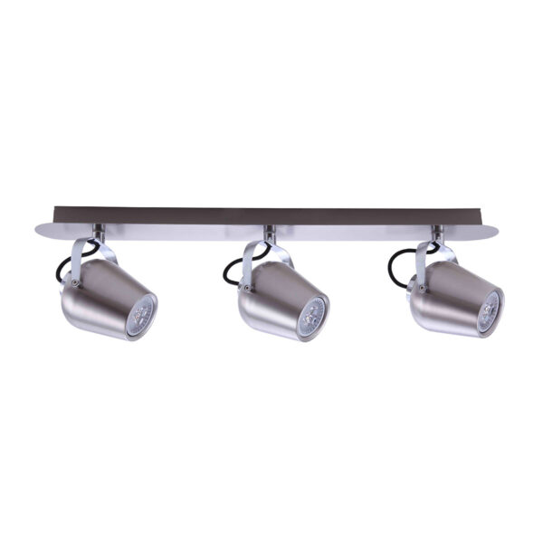 Spotlight Lux Josie 50w – focused LED spotlight in satin nickel and metal
