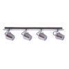 Spotlight Lux Josie – focused LED spotlight in satin nickel and metal