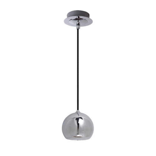 Pendant lamp Lux James CH – modern pendant lamp in chrome and metal