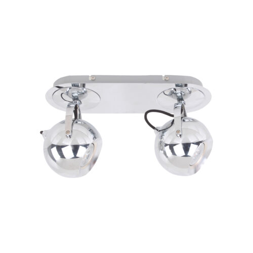 Spotlight Lux James CH – focused LED spotlight in chrome and metal