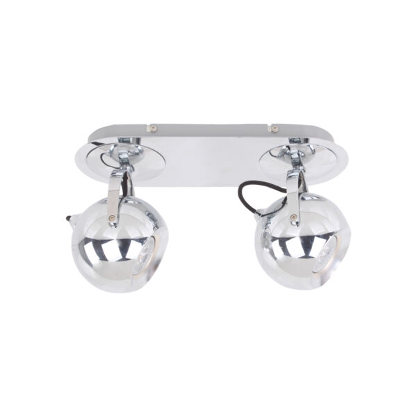Spotlight Lux James CH – focused LED spotlight in chrome and metal