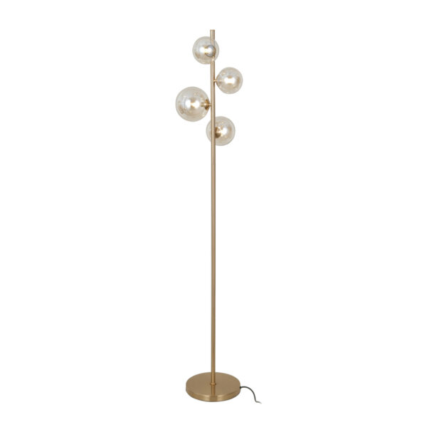 Floor lamp Lux Canello – floor lamps in gold and steel