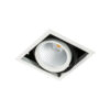 Recessed ceiling light Lux Vertico Single 4000K – minimalist recessed ceiling light in white