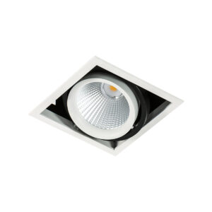 Recessed ceiling light Lux Vertico Single 4000K – minimalist recessed ceiling light in white