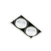 Recessed ceiling light Lux Vertico Double 4000K – minimalist recessed ceiling light in white