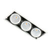 Recessed ceiling light Lux Vertico Triple 3000K – minimalist recessed ceiling light in white