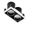 black and aluminum