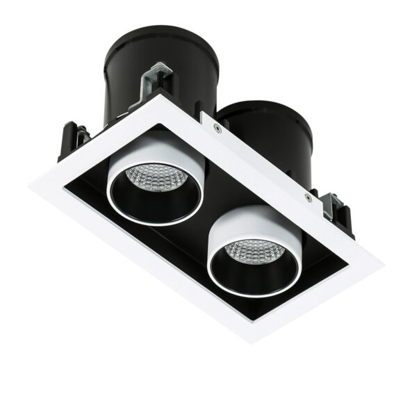 black and aluminum