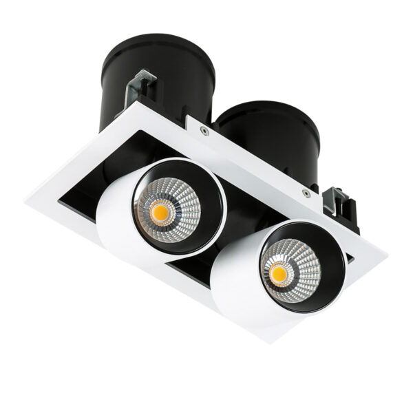 Recessed ceiling light Lux Mercanta Double 4000K