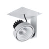 Recessed ceiling light Lux Patrizio Single 4000K – minimalist recessed ceiling light in white