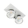Recessed ceiling light Lux Patrizio Double 3000K