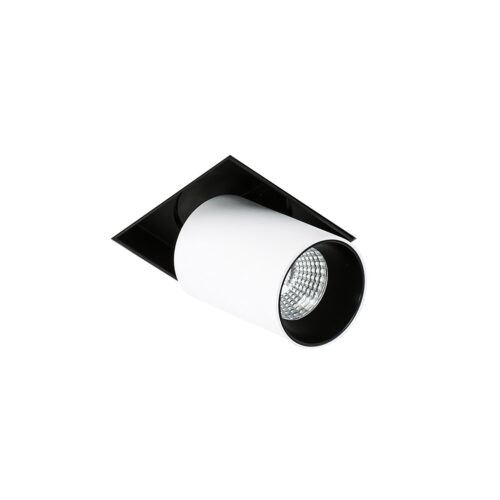 Recessed ceiling light Lux Novum Trimless Single 3000K – minimalist recessed ceiling light in white