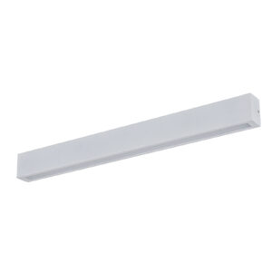 Wall lamp Lux Thiago – LED wall lamp in white and stainless steel