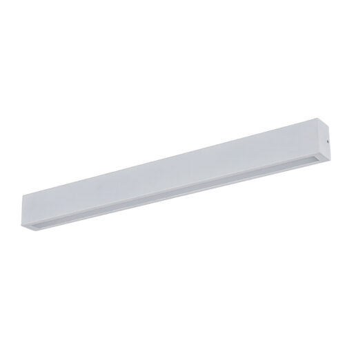 Wall lamp Lux Thiago – LED wall lamp in white and stainless steel
