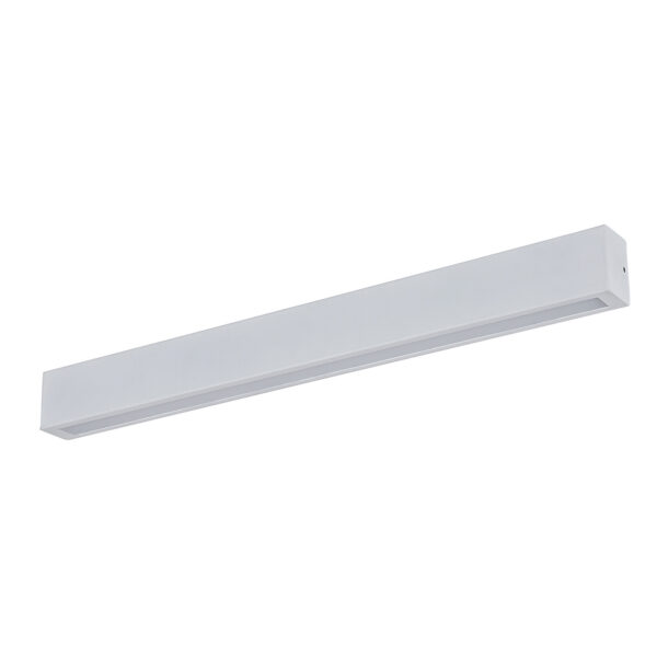 Wall lamp Lux Thiago – LED wall lamp in white and stainless steel