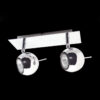 Spotlight Lux Hary – focused LED spotlight in chrome and metal