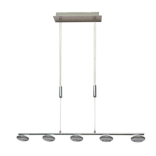 Pendant lamp Lux Marley – modern pendant lamp in chrome and metal