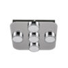 Flush mount ceiling light Lux Marcel – flush mount ceiling lights in chrome and metal