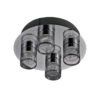 Spotlight Lux Marc – focused LED spotlight in chrome and metal
