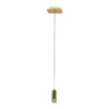 Pendant lamp Lux Mentin 5w – modern pendant lamp in brushed brass and metal
