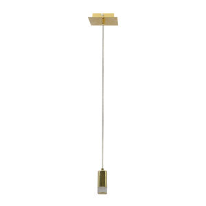 Pendant lamp Lux Mentin 5w – modern pendant lamp in brushed brass and metal