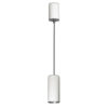 Pendant lamp Lux Moldes Big WH/GR 4000K – modern pendant lamp in white grey and aluminum