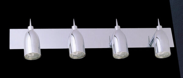 Spotlight Lux Orion – focused LED spotlight in chrome and metal alloy
