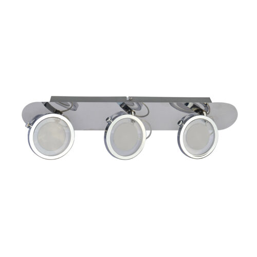 Spotlight Lux Alessio – focused LED spotlight in chrome and acrylic