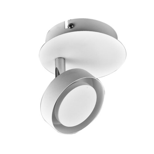 Spotlight Lux Alexa – focused LED spotlight in white and metal