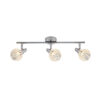 Spotlight Lux Lopez – focused LED spotlight in chrome and metal