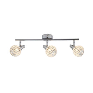 Spotlight Lux Lopez – focused LED spotlight in chrome and metal