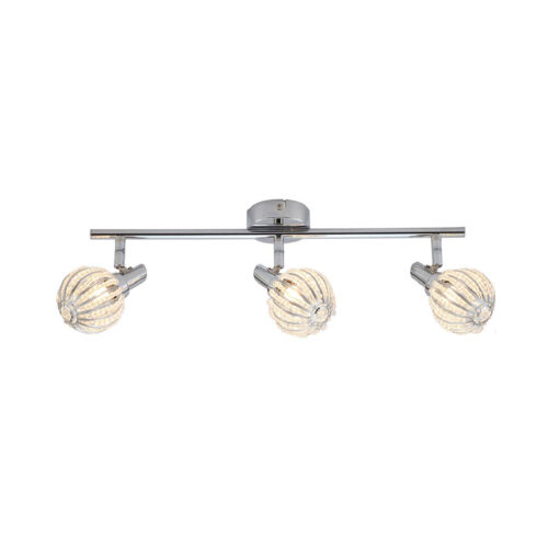 Spotlight Lux Lopez – focused LED spotlight in chrome and metal